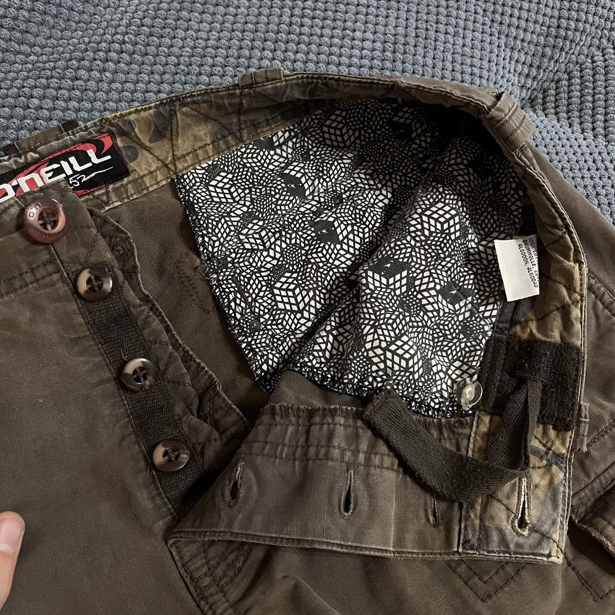 O'Neill × Vintage Crazy Y2K Oneill cargo Jorts Baggy Skater Shorts Size US 34 / EU 50 - 6 Thumbnail