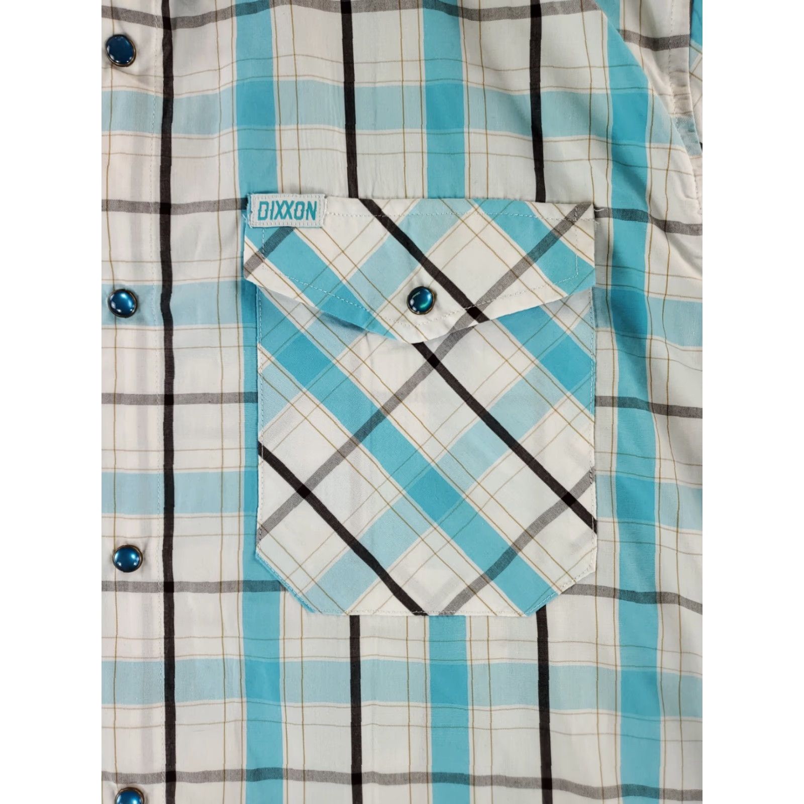 Vintage Dixxon Shirt Button Down Trunk Bay Check Plaid Blue White Mens XXL Shirt (Regular) Men Short Sleeve Blue Plaid Trunk Bay Dixxon Mens 2XL Size US XXL / EU 58 / 5 - 2 Thumbnail