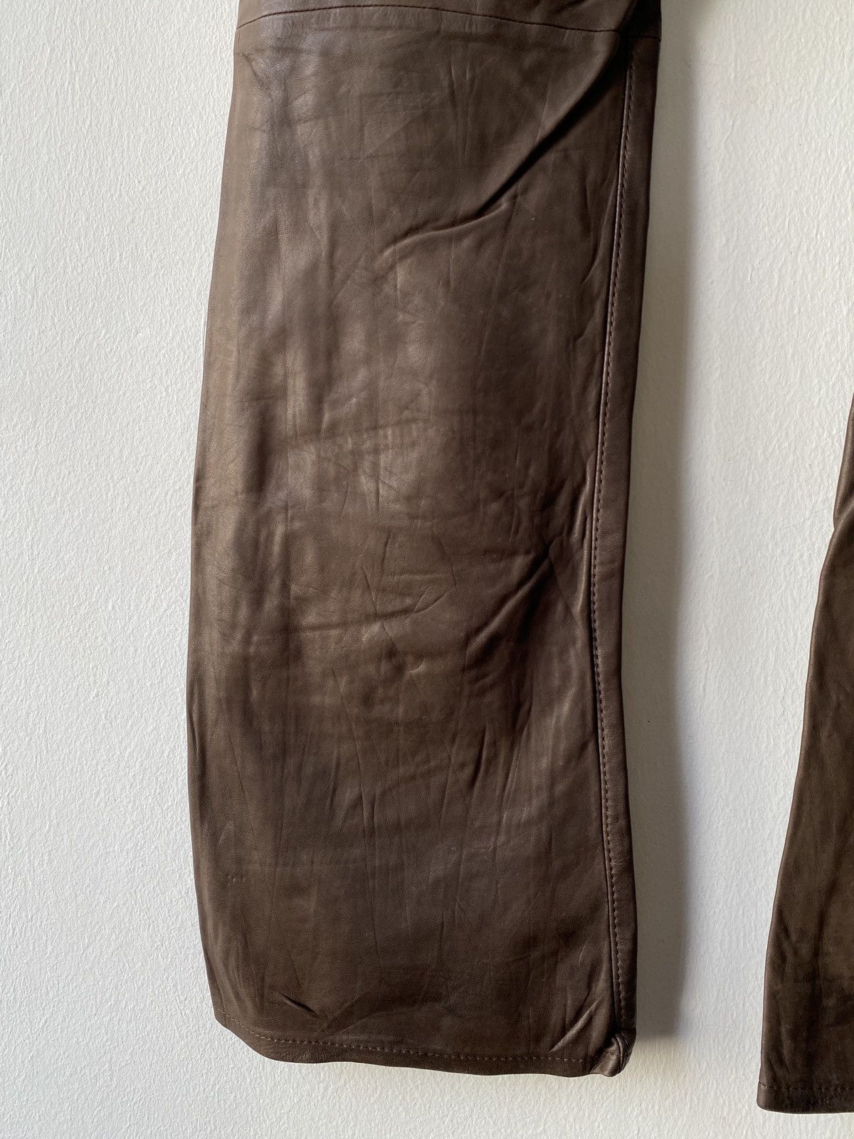 ABAHOUSE Japanese Brand Abahouse Flare Leather Pant Size US 29 - 10 Thumbnail