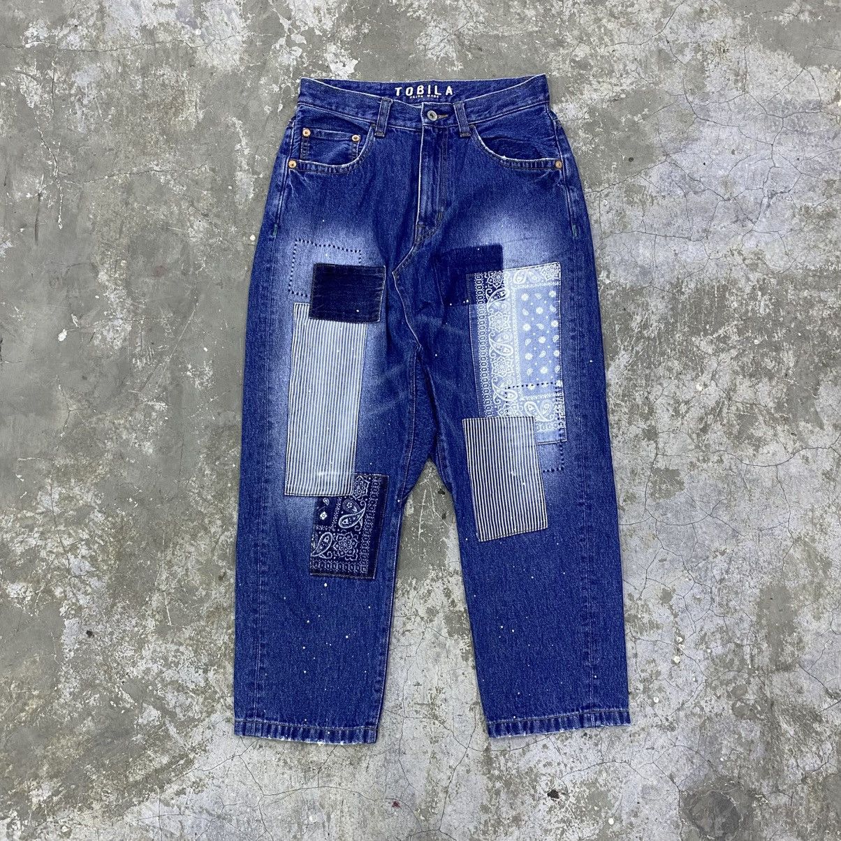 If Six Was Nine vintage tobila union made patchwork jeans Size US 29 - 1 Thumbnail