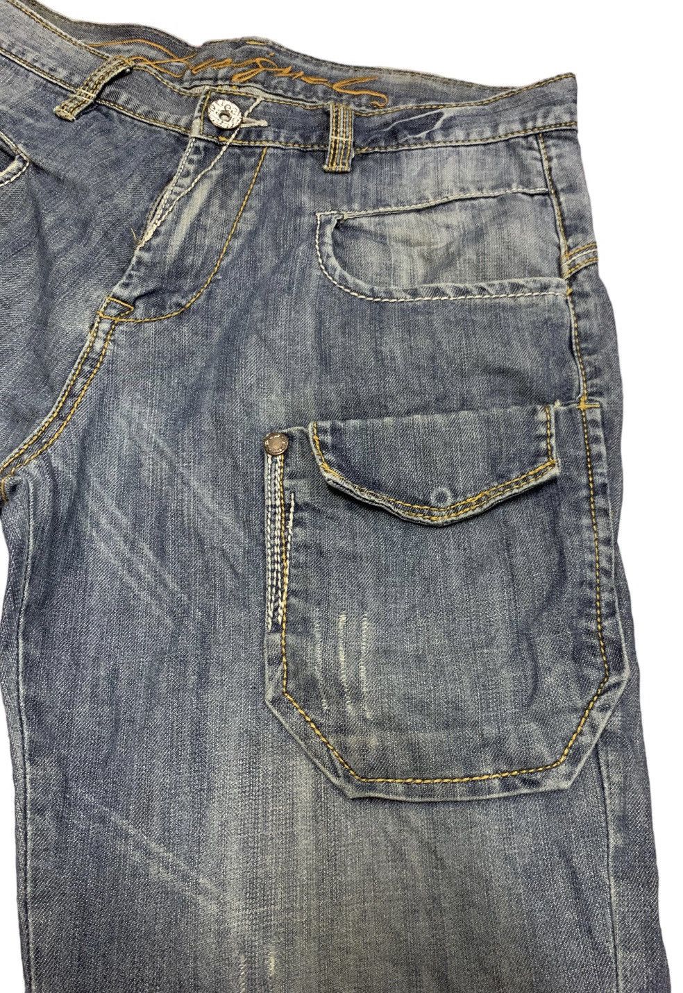 Desigual × Japanese Brand DESIGUAL FLARED MULTIPOCKET STYLISH DENIM Size US 33 - 5 Thumbnail