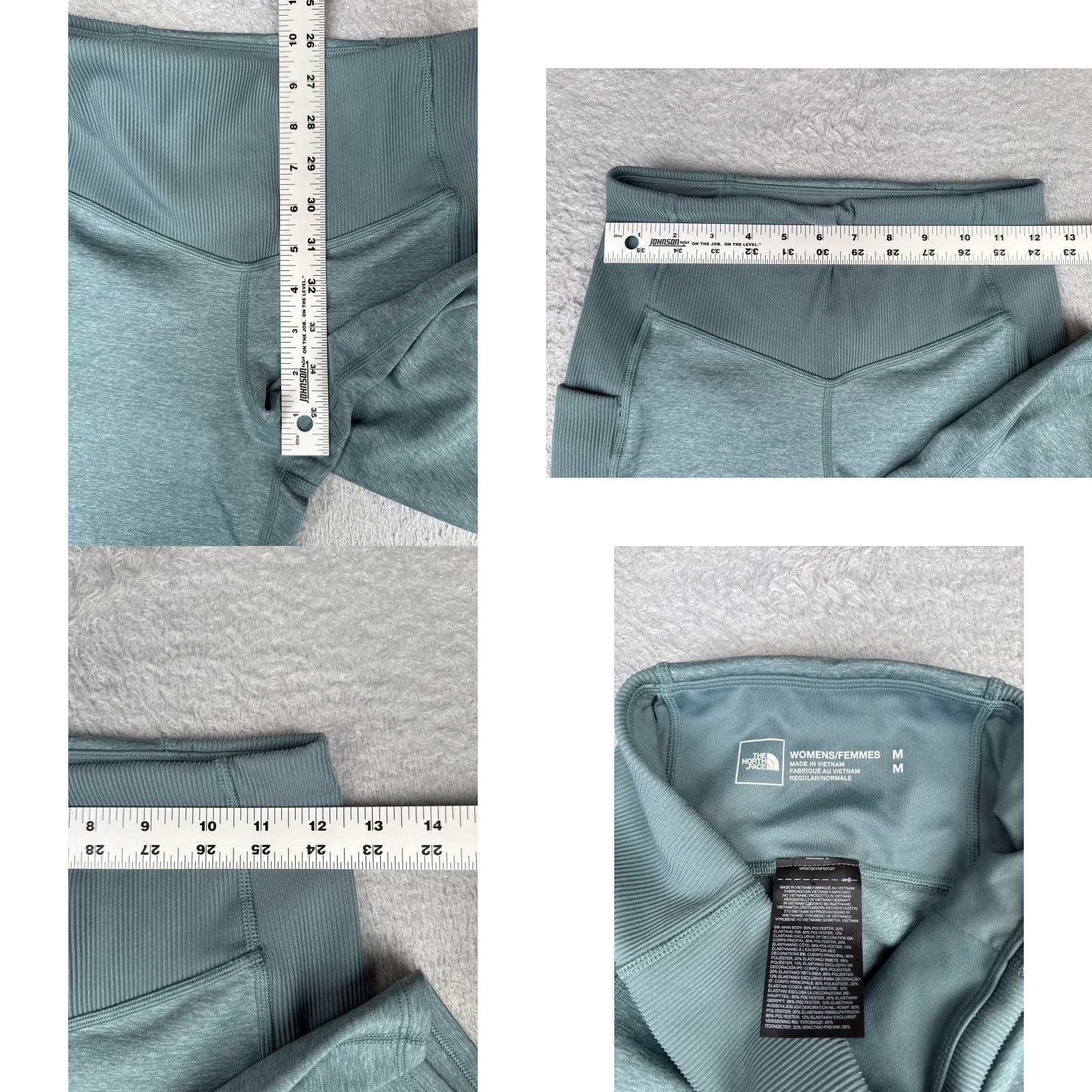 The North Face The North Face Shorts Women Medium Blue EA Dune Sky 9" Tight Shorts Yoga Hike Size 32" / US 10 / IT 46 - 8 Thumbnail