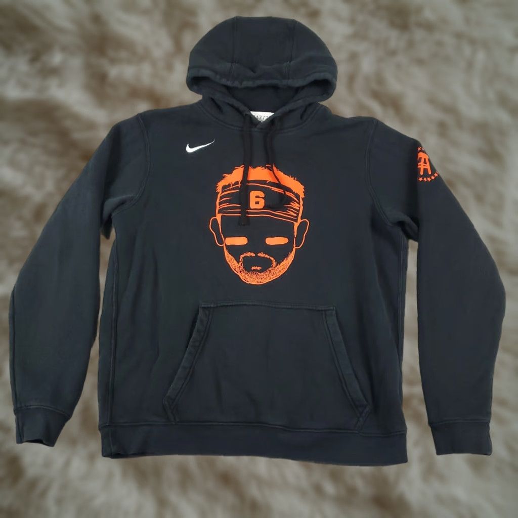 Nike Nike Hoodie Mens Medium Black Pullover Fleece Sweatshirt Classic Outdoor Size US M / EU 48-50 / 2 - 1 Thumbnail