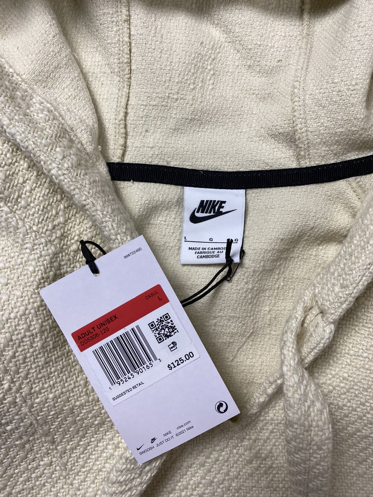 Nike × Stussy New❗️ 2022 Nike X Stussy Oversize NRG Fossil Pullover Hoodie Size US L / EU 52-54 / 3 - 10 Thumbnail
