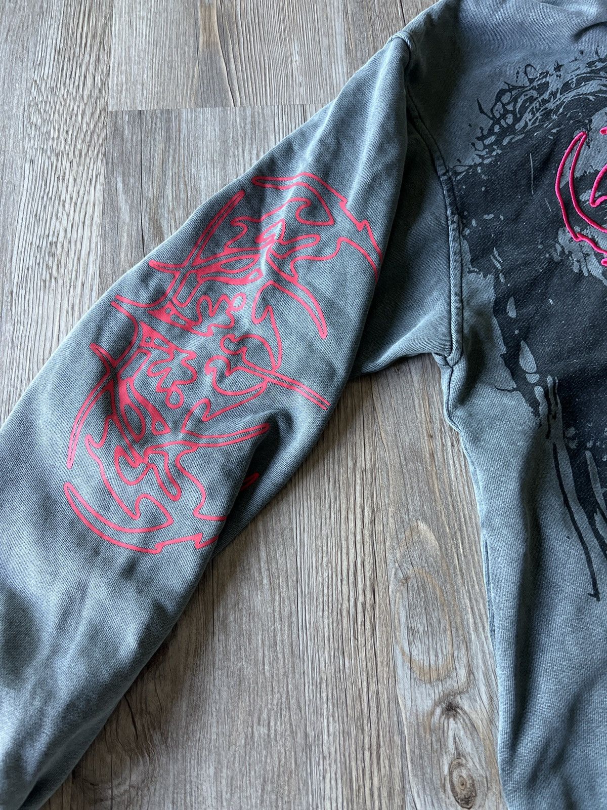 Affliction × Eternal Eternal Artwear Grunge Zip Up hoodie Size US M / EU 48-50 / 2 - 4 Thumbnail