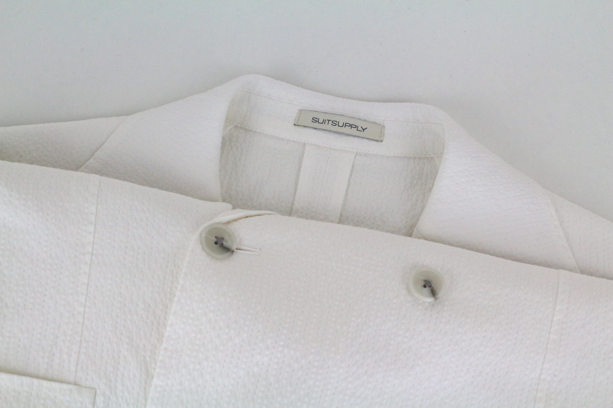 HAVANA UK38R White Double-Breast Stretch Suit 71533