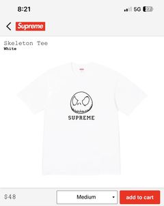 Supreme Skeleton T Shirt | Grailed