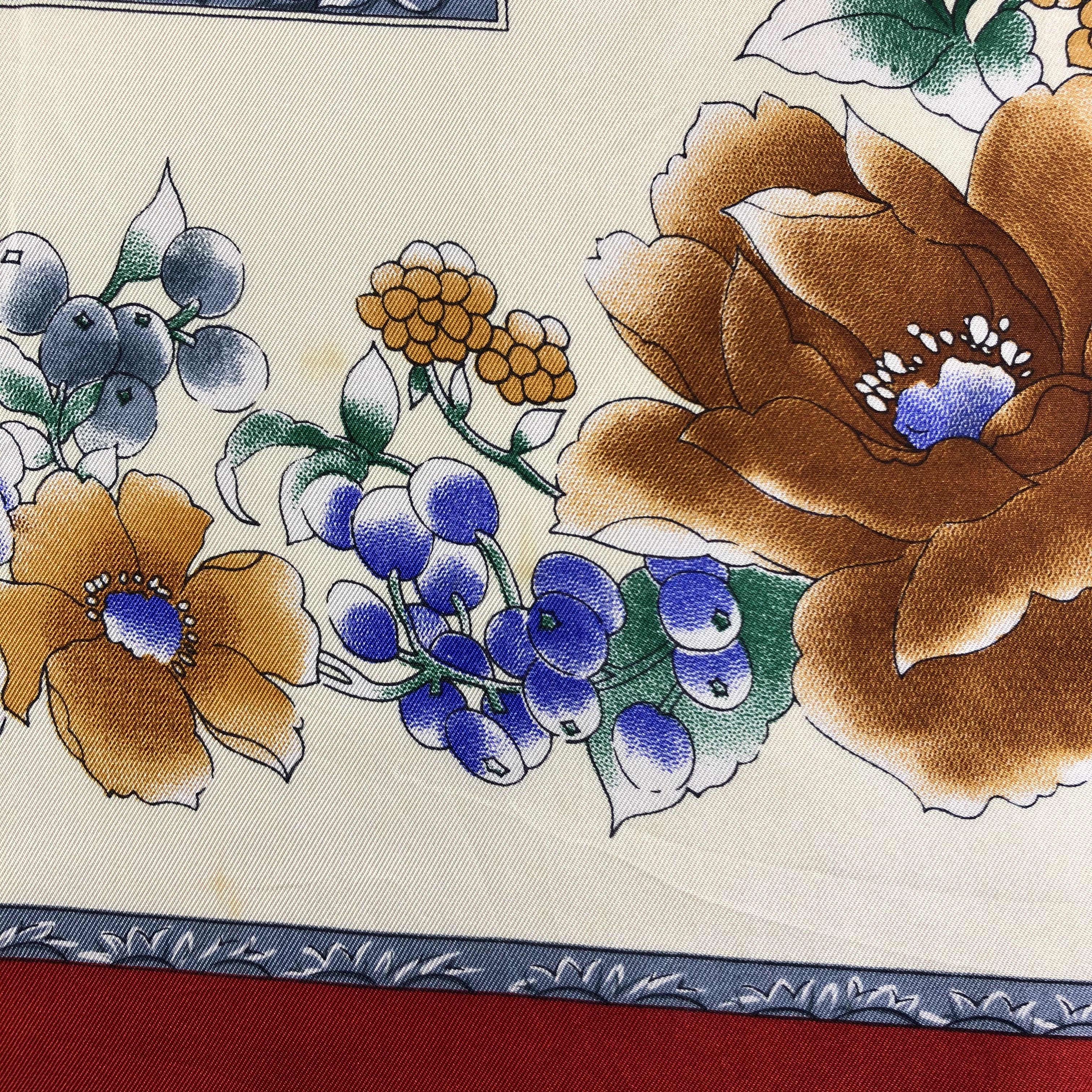 Vintage Vintage Kuk Jae Silk Scarf Size ONE SIZE - 7 Thumbnail