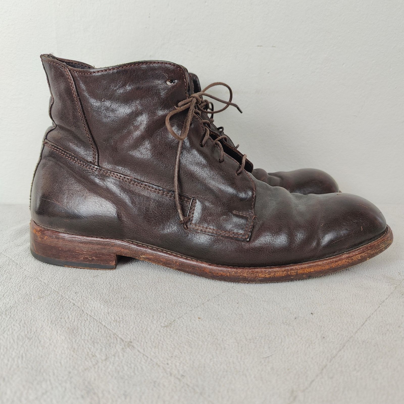 Other MoMa Shearling Lined Lace Up Boots Mens 44 US 11 Brown Size US 11 / EU 44 - 1 Thumbnail