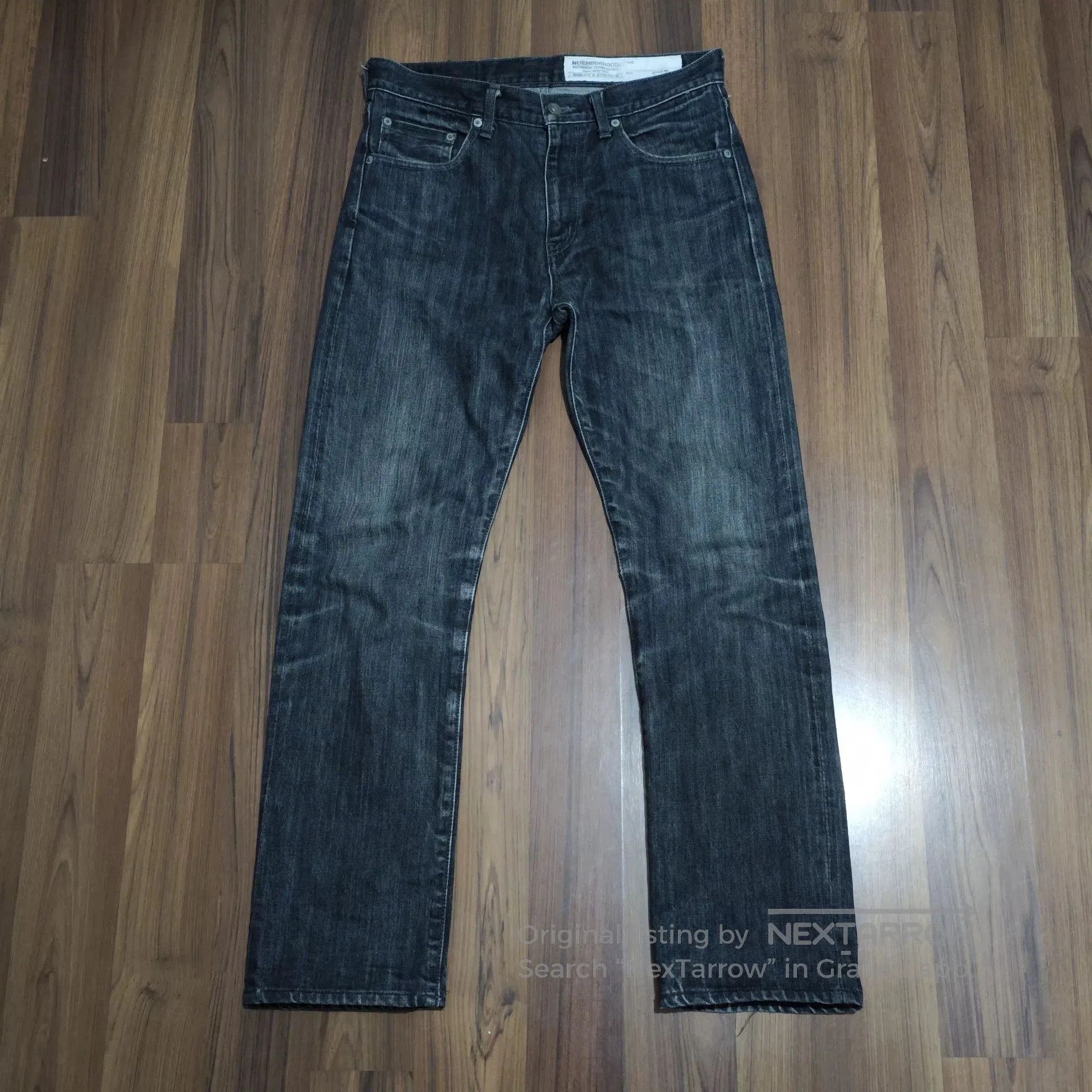 Neighborhood NEIGHBORHOOD DPM Basic Washed Raw Denim Jeans. Size US 30 / EU 46 - 1 Thumbnail