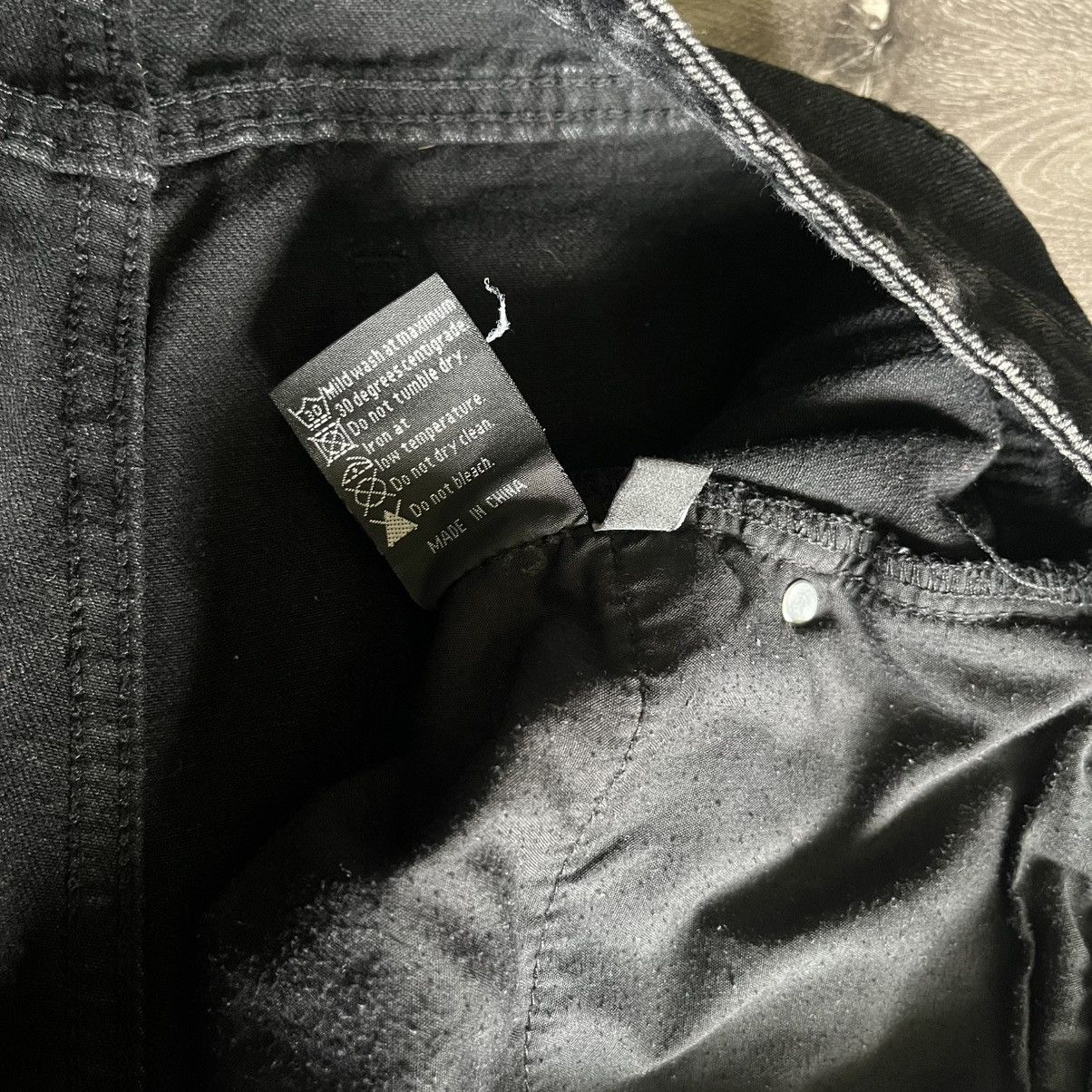 Other Fait Par Lui Baggy Black Pocket Designer Denim Jeans Size 32 Size US 32 / EU 48 - 12 Thumbnail