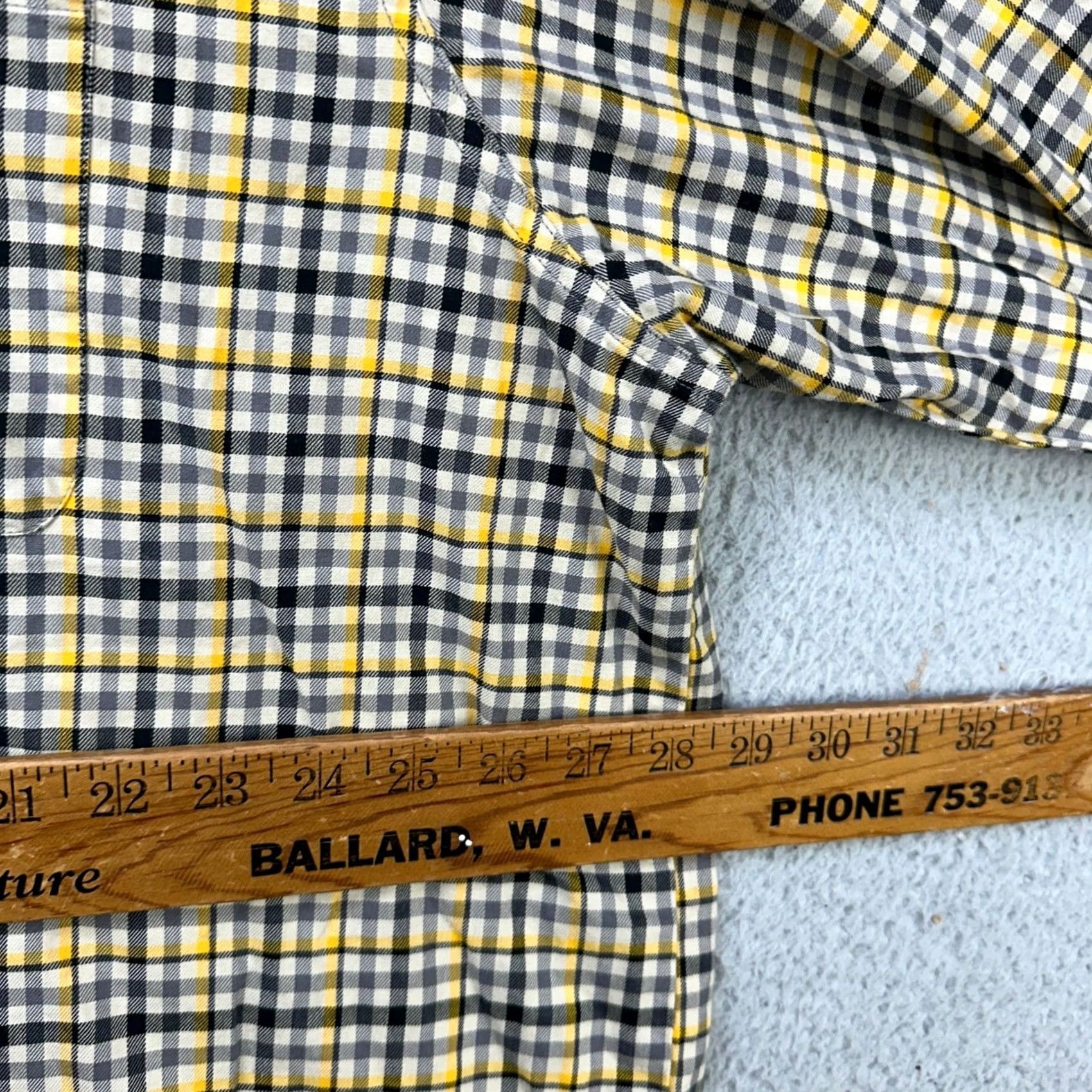 Ralph Lauren Ralph Lauren Jeans Co. Button-Up Shirt Mens 3XT Tall Yellow Check Casual Spring Long Sleeve Collared Vintage N/A Size US XXL / EU 58 / 5 - 7 Thumbnail