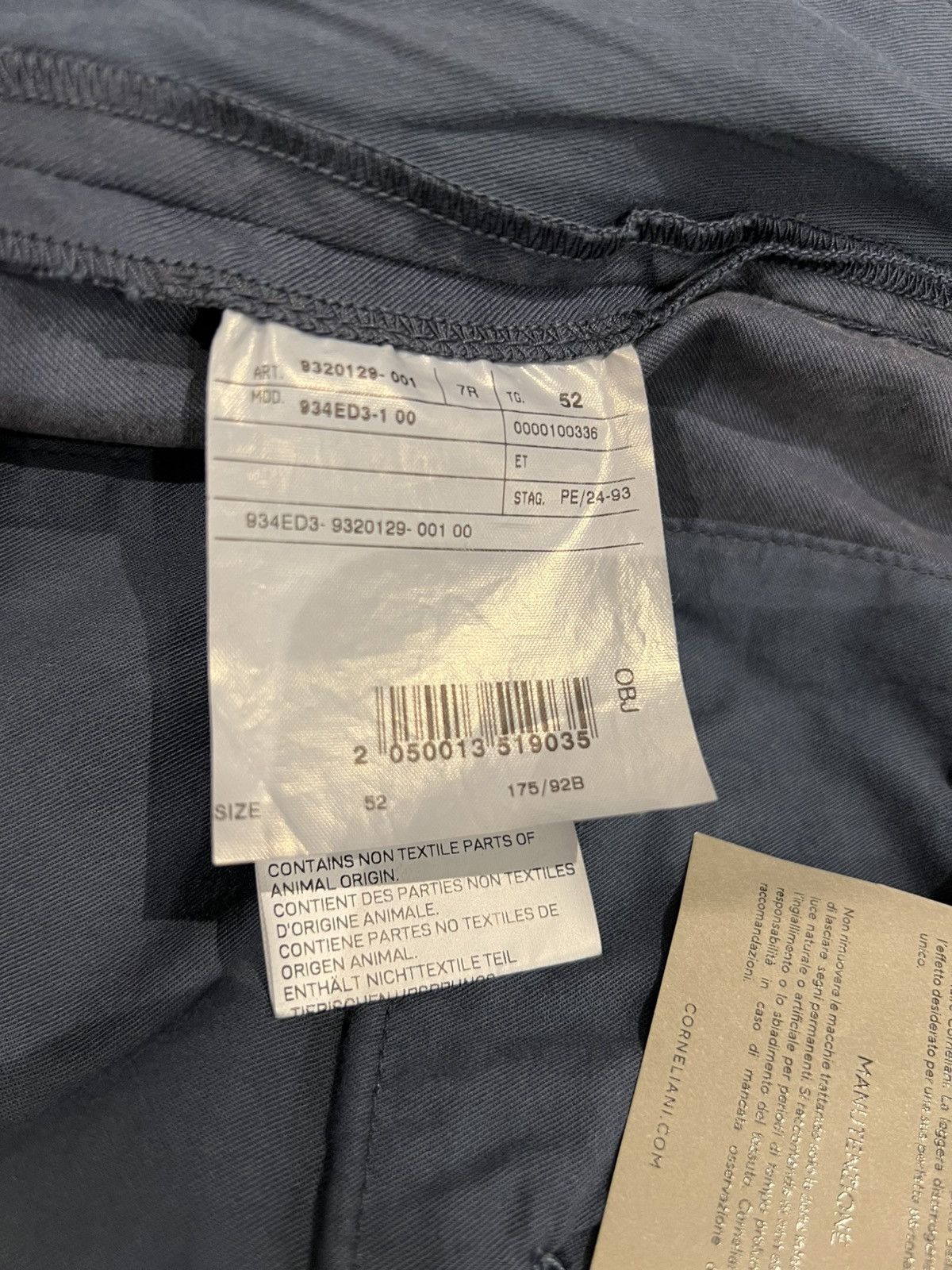 Corneliani CORNELIANI Shorts Men's Navy 52 Men's Size US 42 / EU 58 - 9 Thumbnail