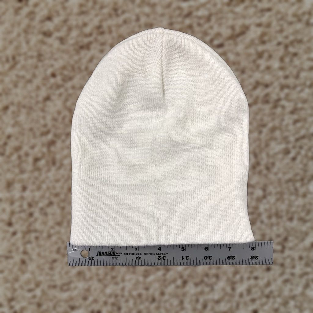 ESPIRIT Spirit Beanie Toque Adult One Size White Knit 100% Acrylic Winter Snow Ski Unisex Mens Womens Beanie Size ONE SIZE - 1 Thumbnail