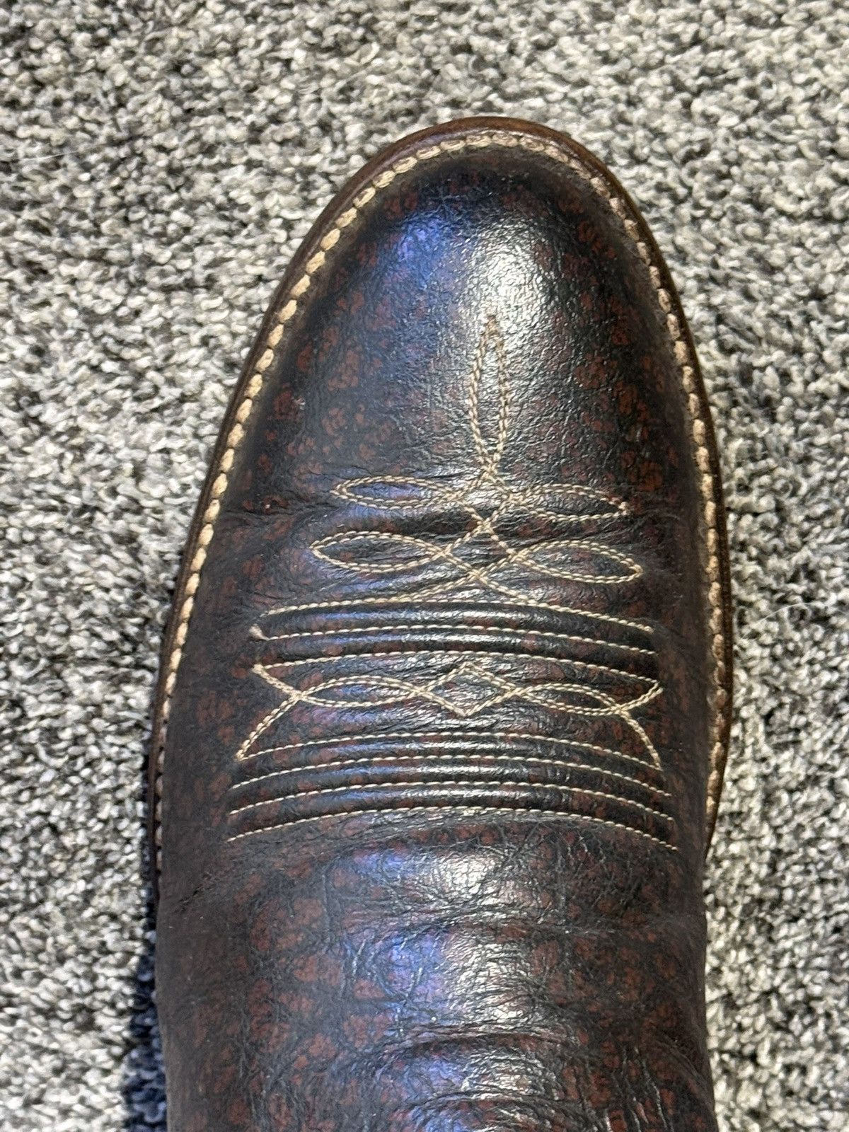 Other Men’s Hondo Exotic Cowboy Boots Size 11 A (Narrow) Caribou Size US 11 / EU 44 - 10 Thumbnail