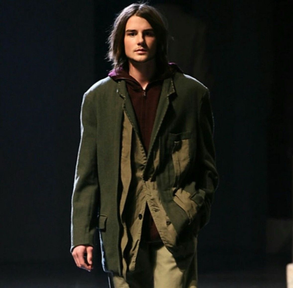 Yohji Yamamoto 2006aw Yohji Yamamoto POUR HOMME Pleated Jacket Size US M / EU 48-50 / 2 - 2 Thumbnail