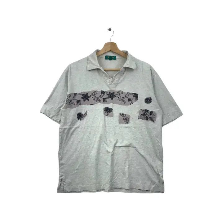 Kenzo Vtg KENZO PARIS GOLF Floral Pop Art Polo Tee Shirt Jeans Size US M / EU 48-50 / 2 - 1 Thumbnail