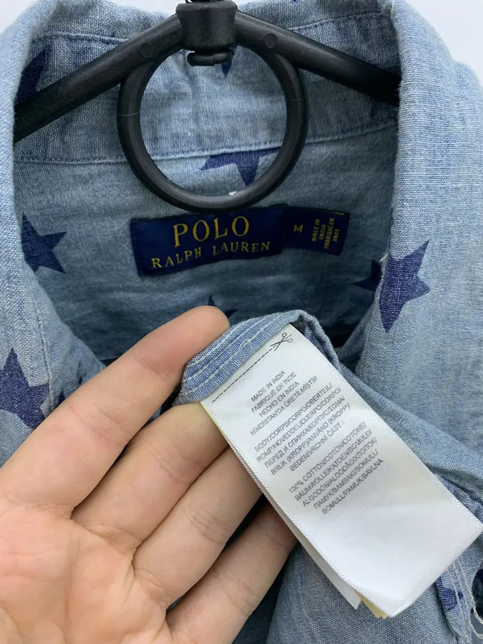 Polo Ralph Lauren Polo Ralph Lauren Stars Printed Button Up Overshirt Size US M / EU 48-50 / 2 - 4 Thumbnail