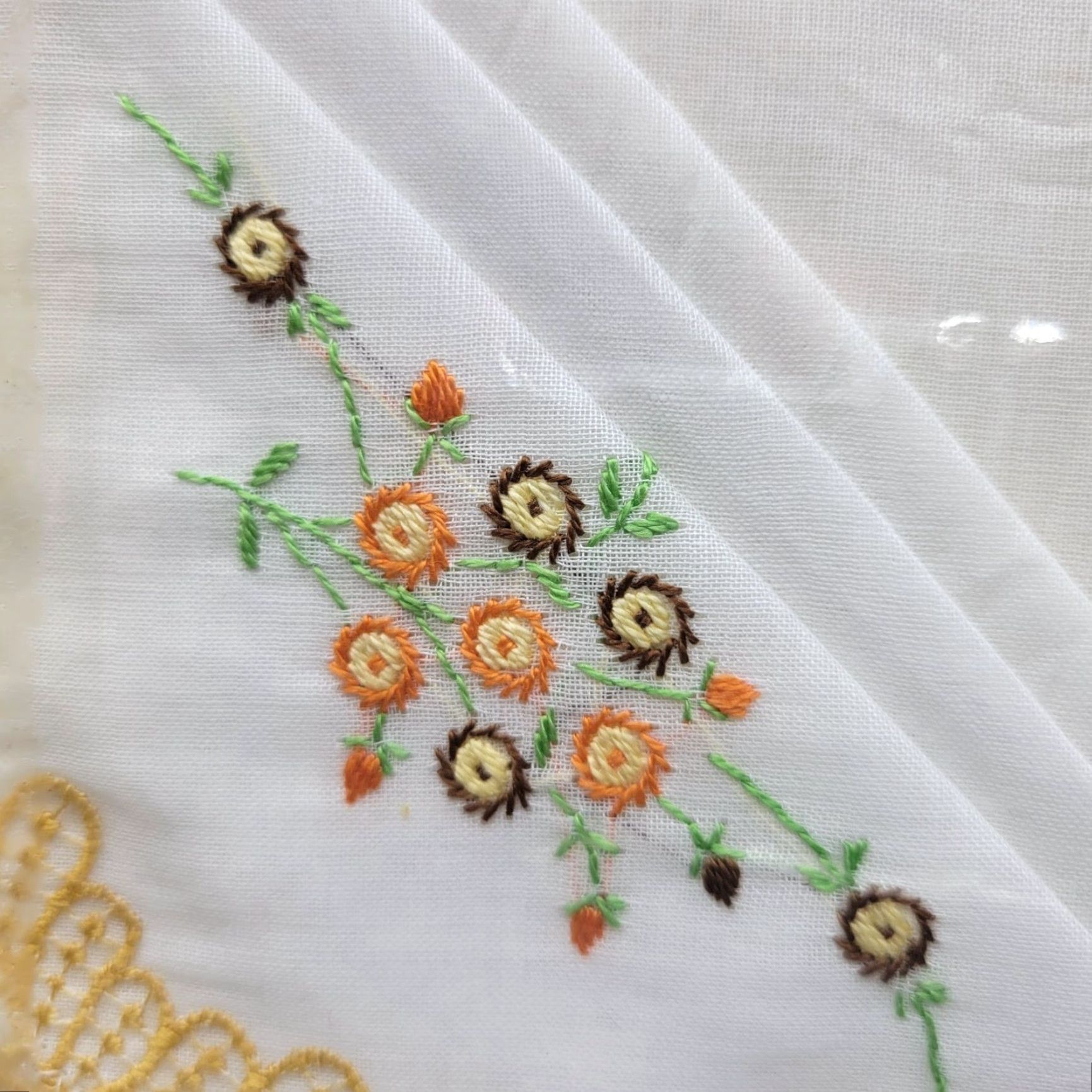 Vintage VINTAGE Embroidered Handkerchiefs Shirt? Hidden: Not applicable. Size ONE SIZE - 6 Thumbnail