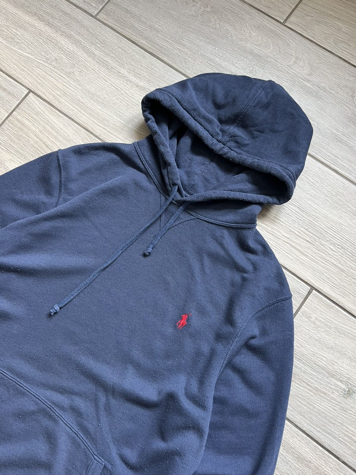 Vintage Polo Ralph Lauren Fleece Hoodie Blue Hooded M Size Size US M / EU 48-50 / 2 - 3 Thumbnail
