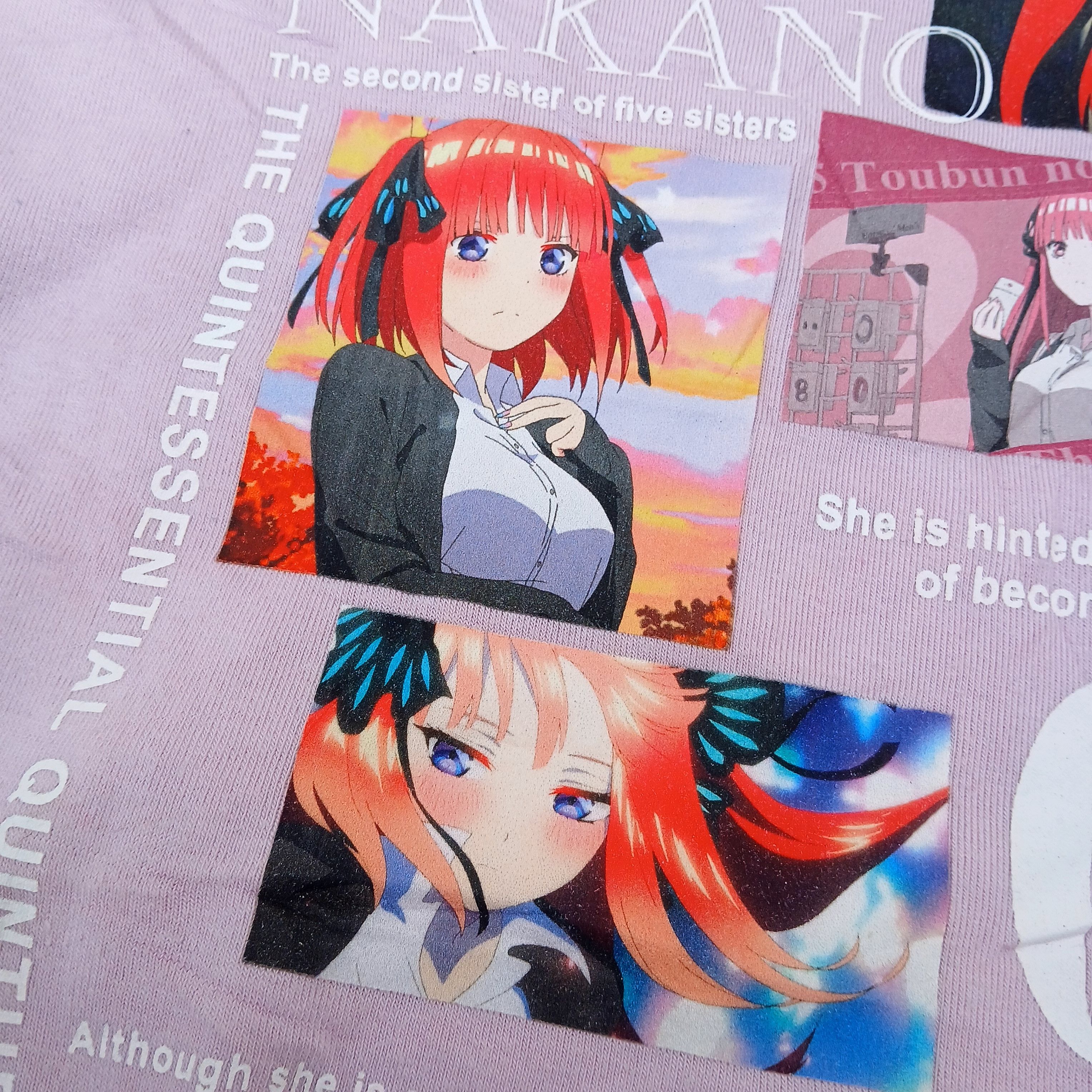 Anime × Japanese Brand × Vintage Nina nakano stoubun no hanayome official hoodie Size US L / EU 52-54 / 3 - 3 Thumbnail