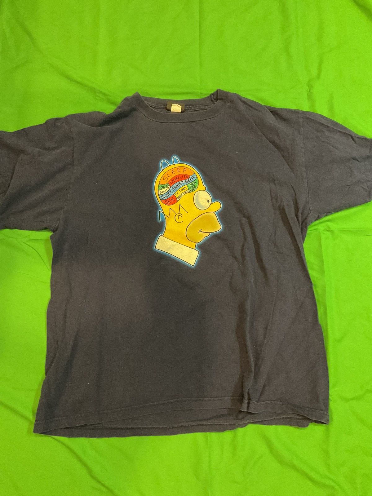 Designer × Vintage Homer Simpson black and multicoloured tshirt Size US XL / EU 56 / 4 - 1 Thumbnail