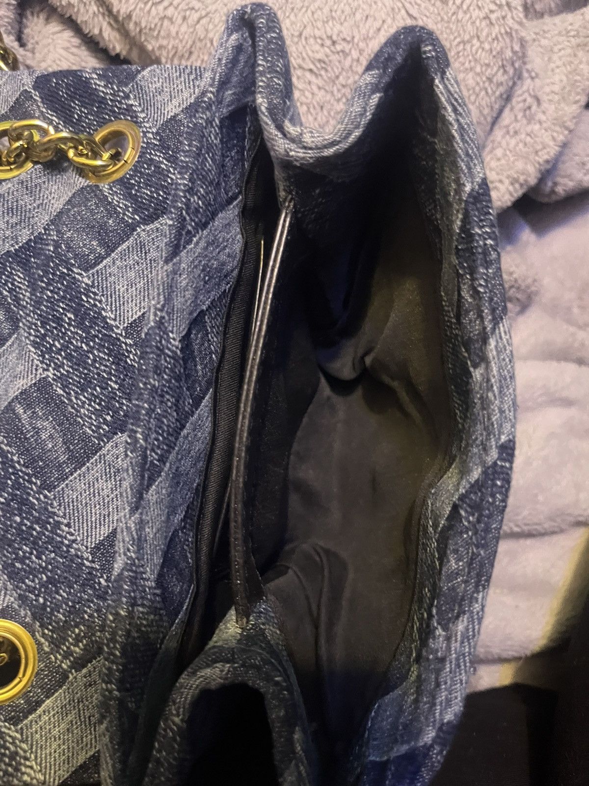 Kurt Geiger Blue Denim Kurt Purse Size ONE SIZE - 4 Thumbnail