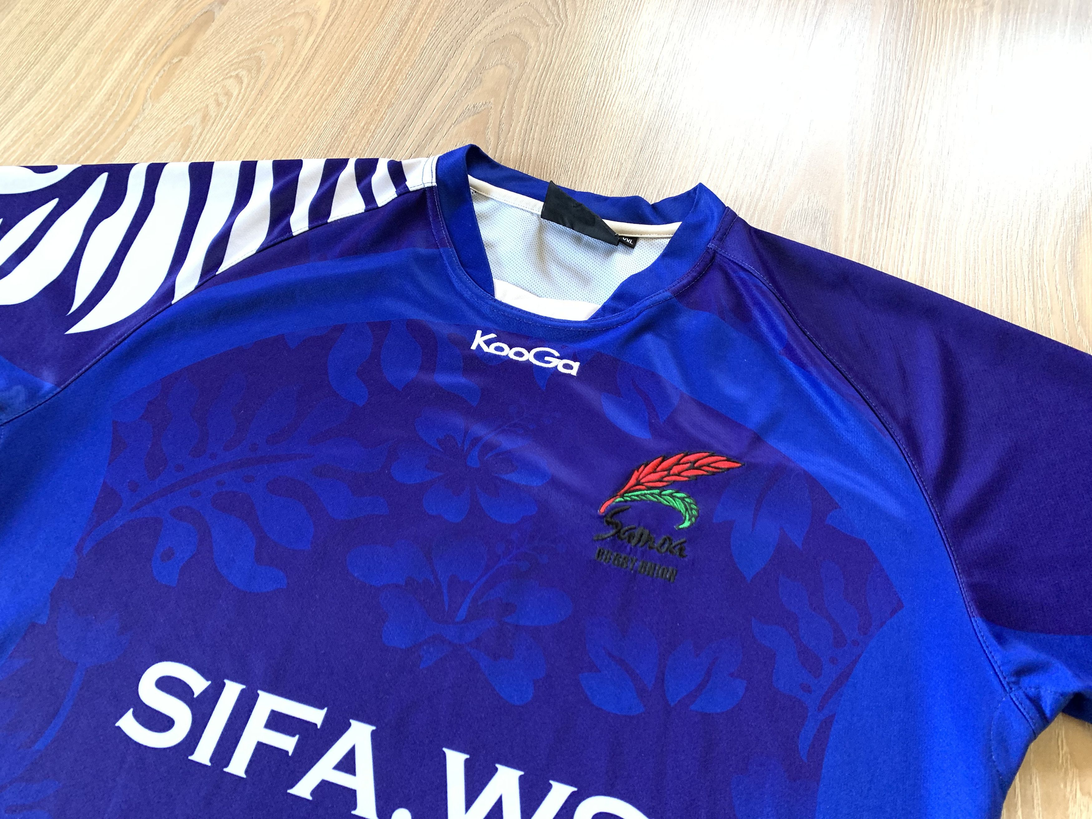 Vintage Vintage Samoa Rugby Union Home Kooga Jersey Size US XXL / EU 58 / 5 - 4 Thumbnail