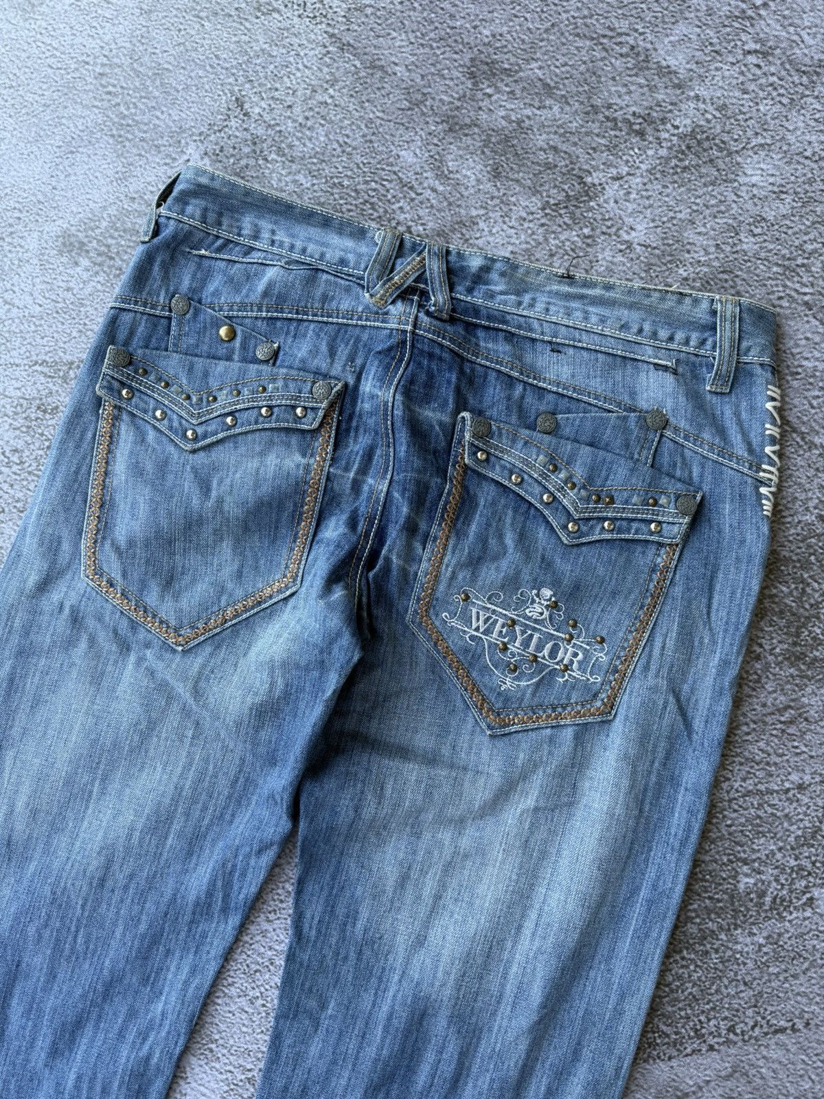 If Six Was Nine × Japanese Brand × Le Grande Bleu (L.G.B.) Japanese flared denim blue jeans studs Ifsixwasnine lgb Size US 36 / EU 52 - 6 Thumbnail