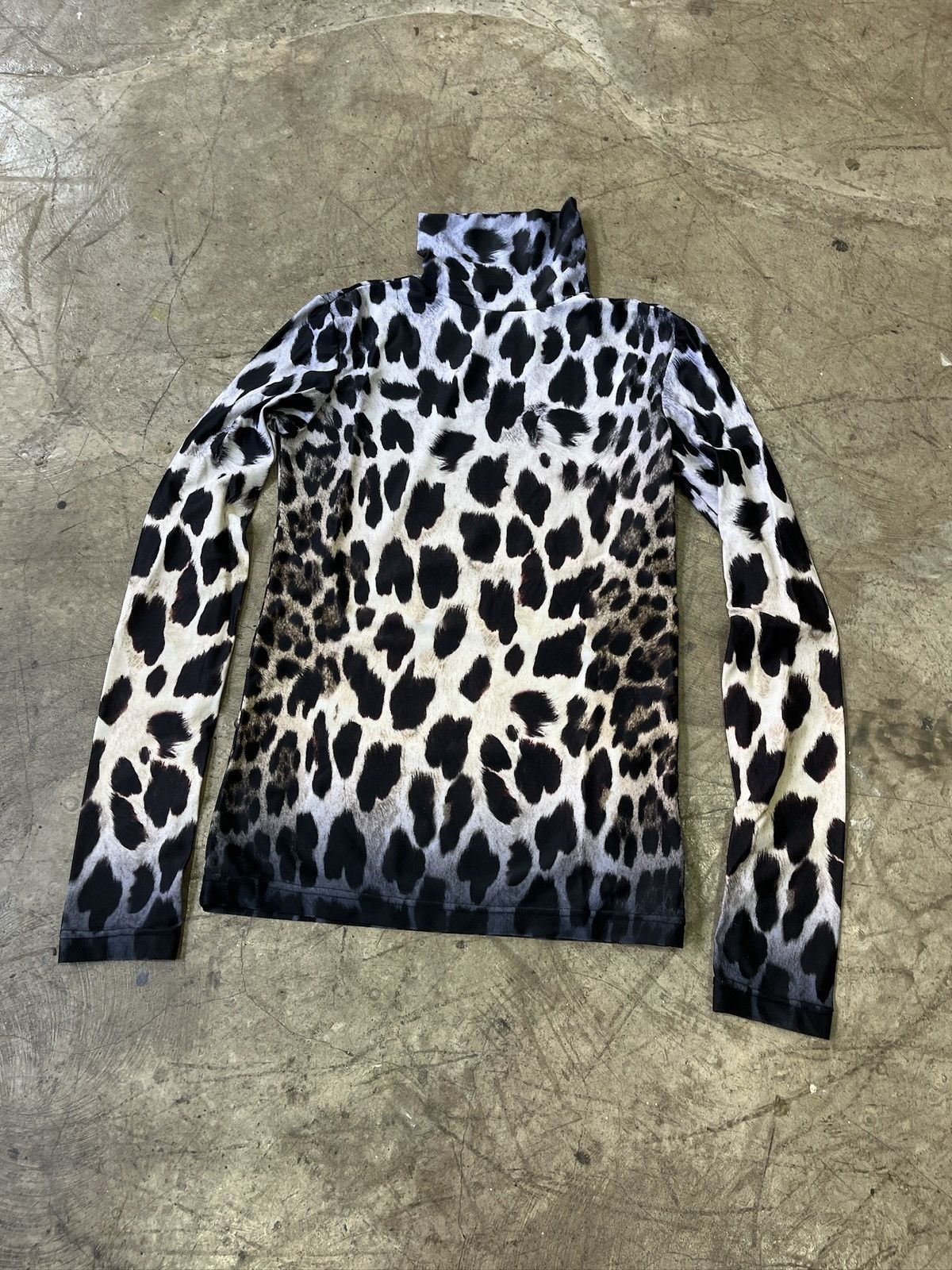 R13 R13 Leopard Turtleneck Shirt (unisex) Size US XS / EU 42 / 0 - 1 Thumbnail