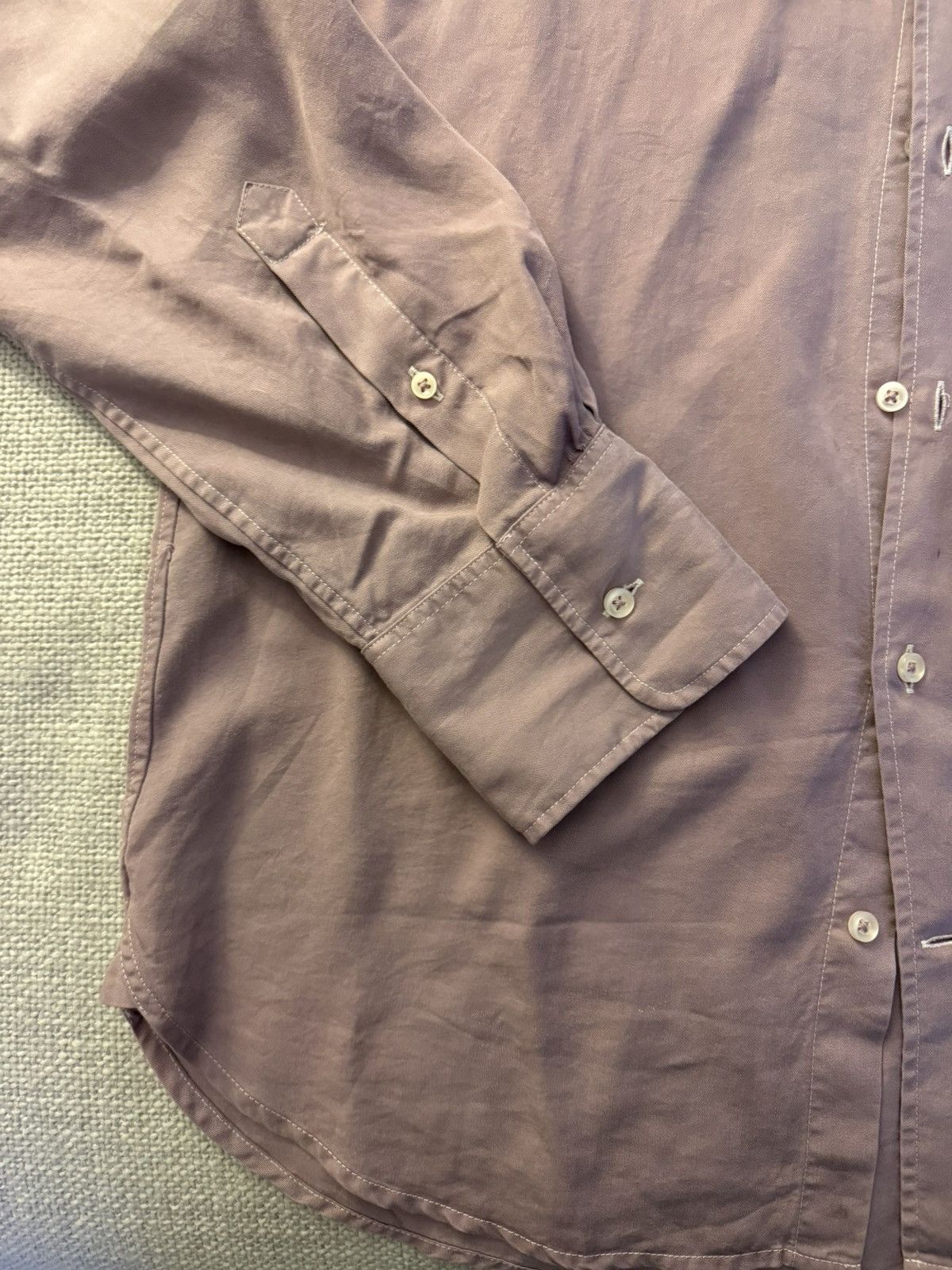 Officine Generale Officine Générale Benoit Shirt — Washed Purple/Plum | Size L Size US L / EU 52-54 / 3 - 4 Thumbnail