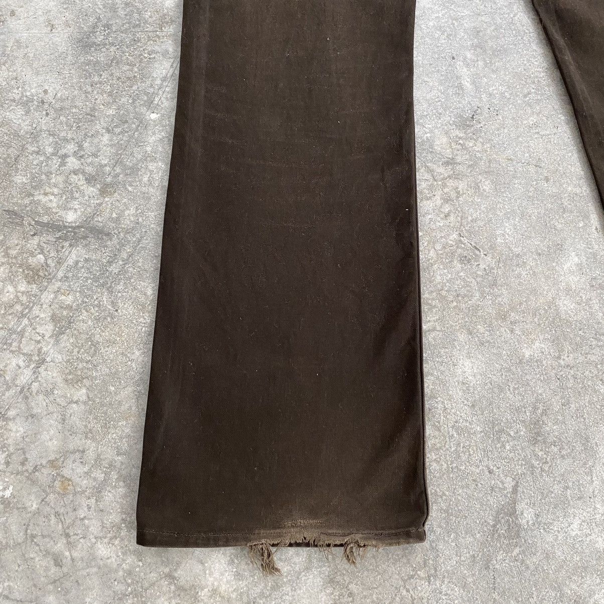Levi's Size 33x30 Vintage Levis 517 Brown Bootcut Flared Jeans Size US 33 - 16 Thumbnail