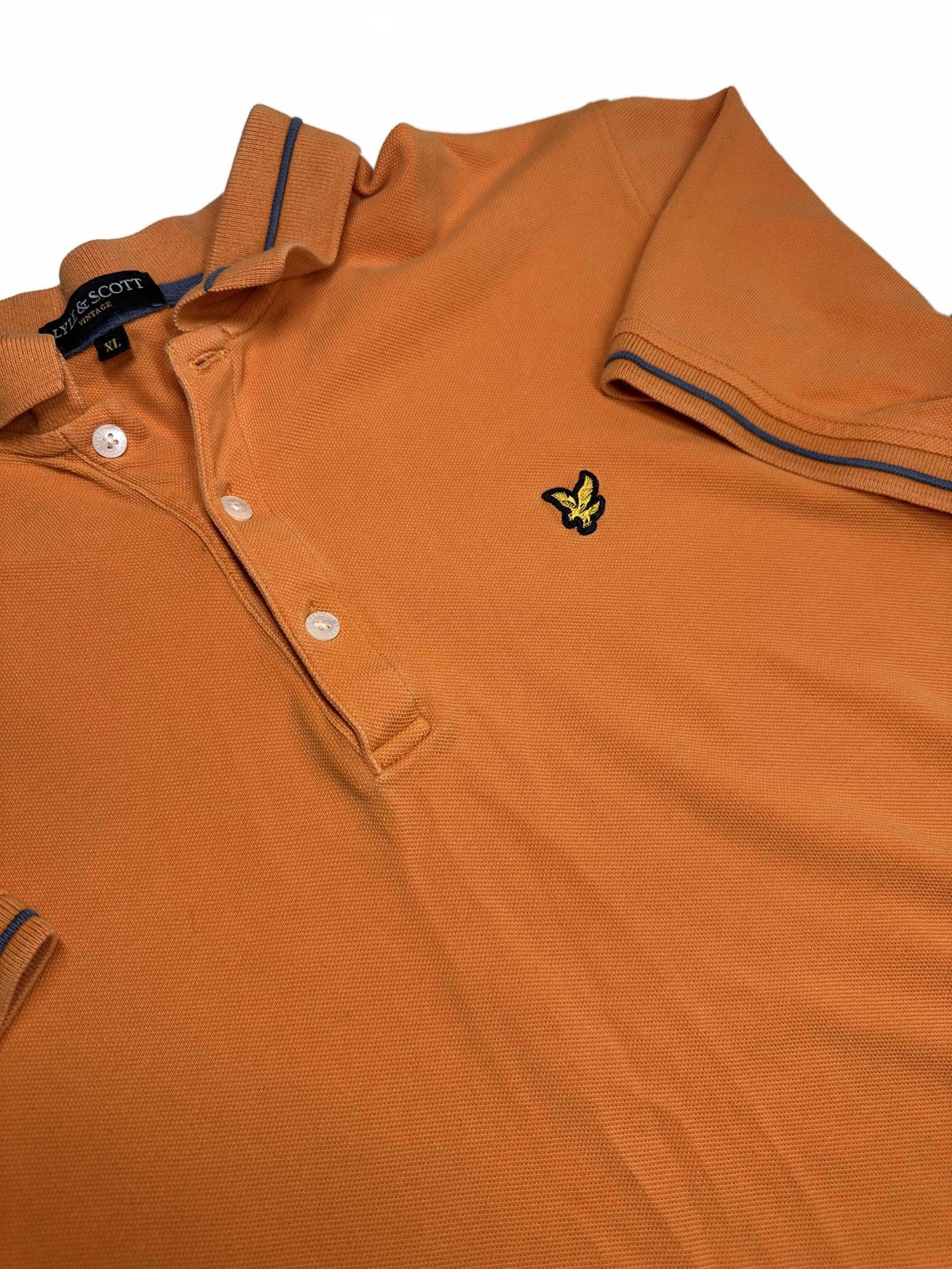 Lyle & Scott Lyle & Scott Classic Polo Shirt - Vibrant Orange Size US XL / EU 56 / 4 - 5 Thumbnail