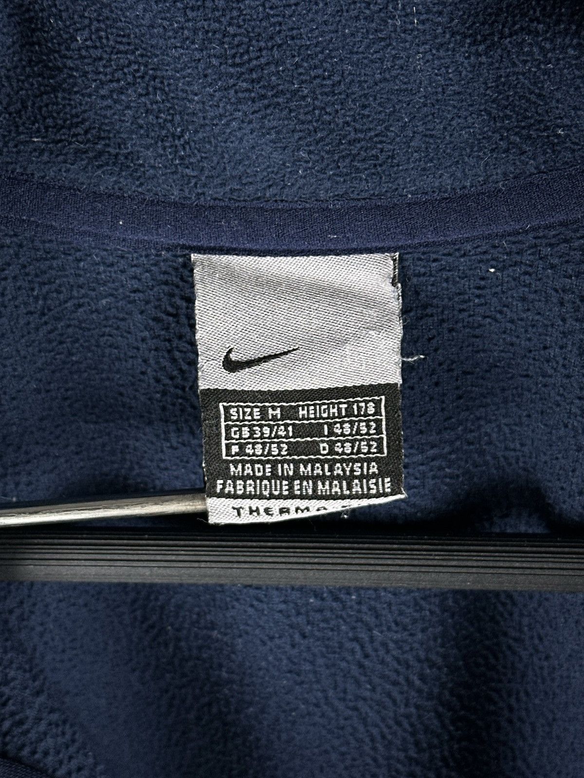 Nike Vintage Y2K Nike Therma Fit Fleece Pullover Swoosh Logo Size US M / EU 48-50 / 2 - 6 Thumbnail
