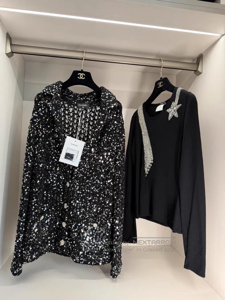 Chanel Chanel 23s sequin cardigan coat Size XS / US 0-2 / IT 36-38 - 1 Thumbnail