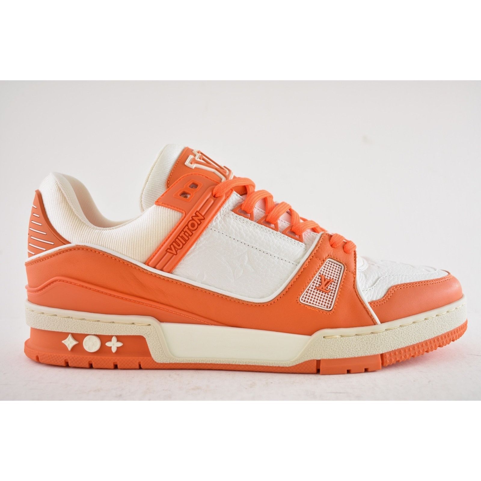 Louis Vuitton Louis Vuitton Orange White Empreinte Leather Low Trainer Size US 9 / EU 42 - 2 Thumbnail