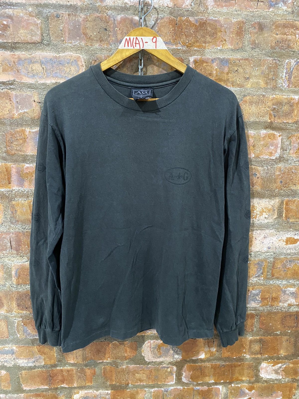 A&G Rock 1990s A&G black Cross logo Tee Size US M / EU 48-50 / 2 - 2 Thumbnail