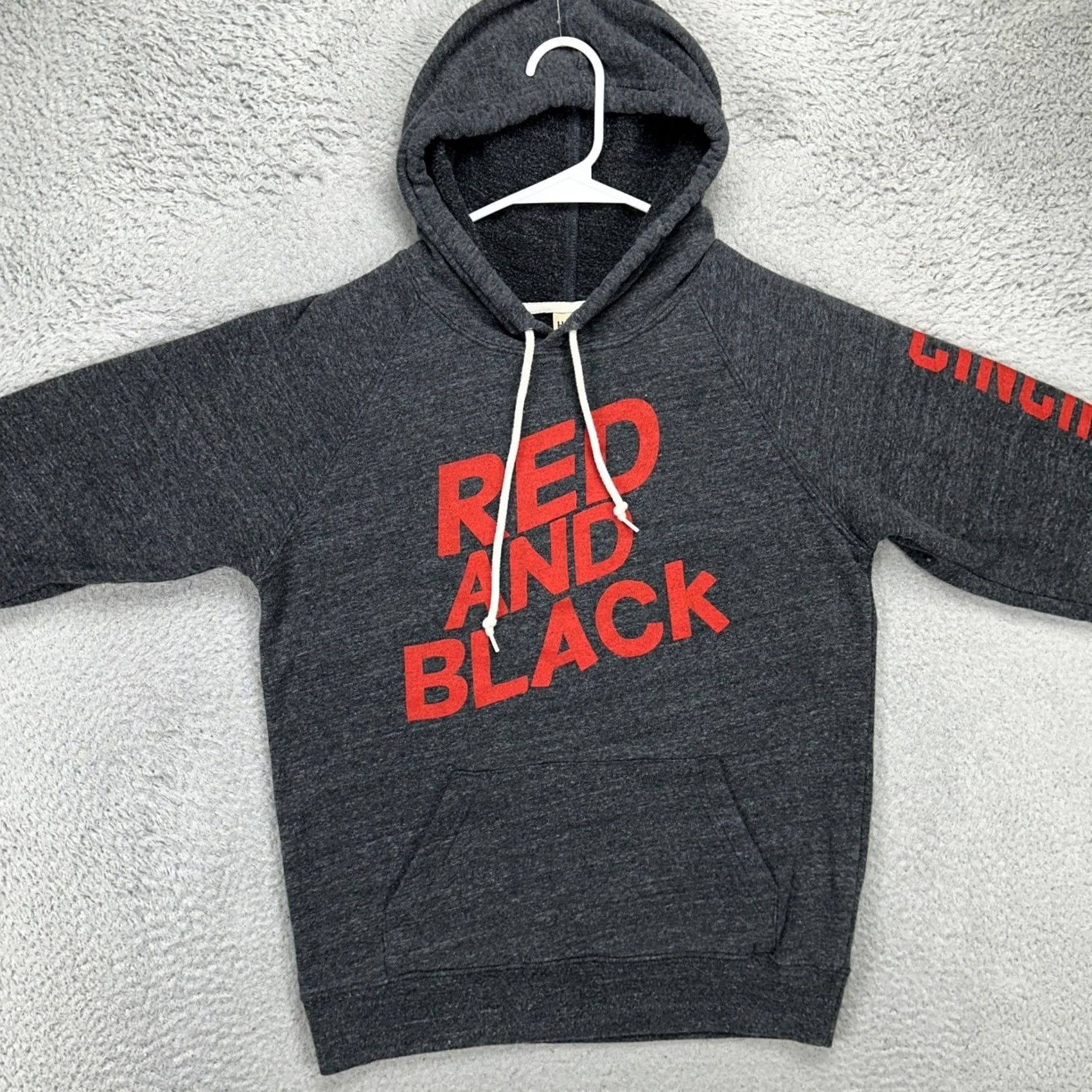 Vintage Homage Cincinnati Bearcats Hoodie Sweatshirt Women Medium Gray Graphic Pullover Size M / US 6-8 / IT 42-44 - 2 Thumbnail