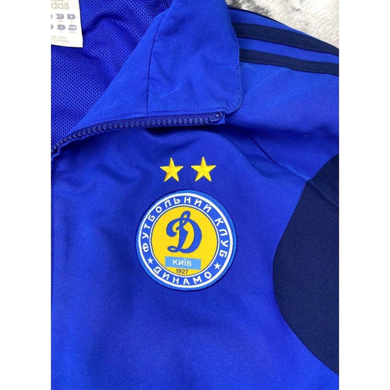 Adidas VINTAGE adidas Dynamo Kyiv Tracksuit Jacket And Pants Men Size M Blue Size 40R - 6 Thumbnail