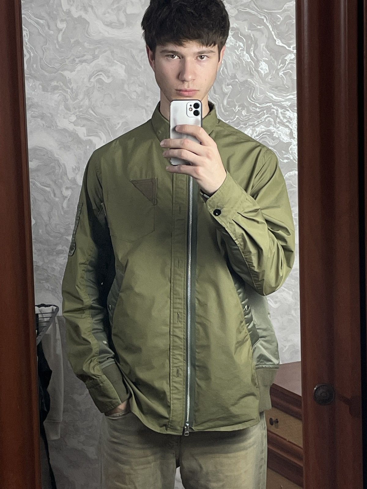 Sacai Sacai SCM-050 Nylon Bomber Jacket | Grailed