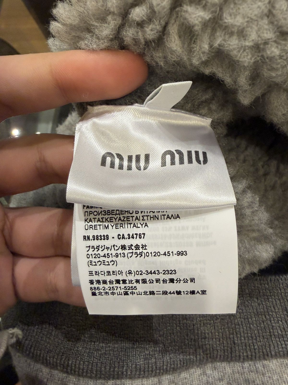 Miu Miu Miu Miu Fleece Full Zip Hoodie Size US M / EU 48-50 / 2 - 5 Thumbnail