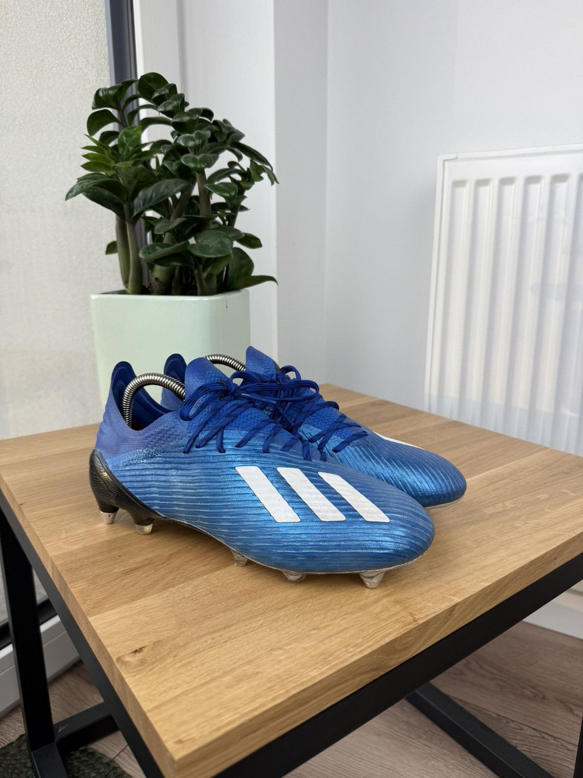 Adidas ADIDAS RARE X 19.1 FG FOOTBALL SOCCER CLEATS TECHFIT BOOTS Size US 8 / EU 41 - 7 Thumbnail