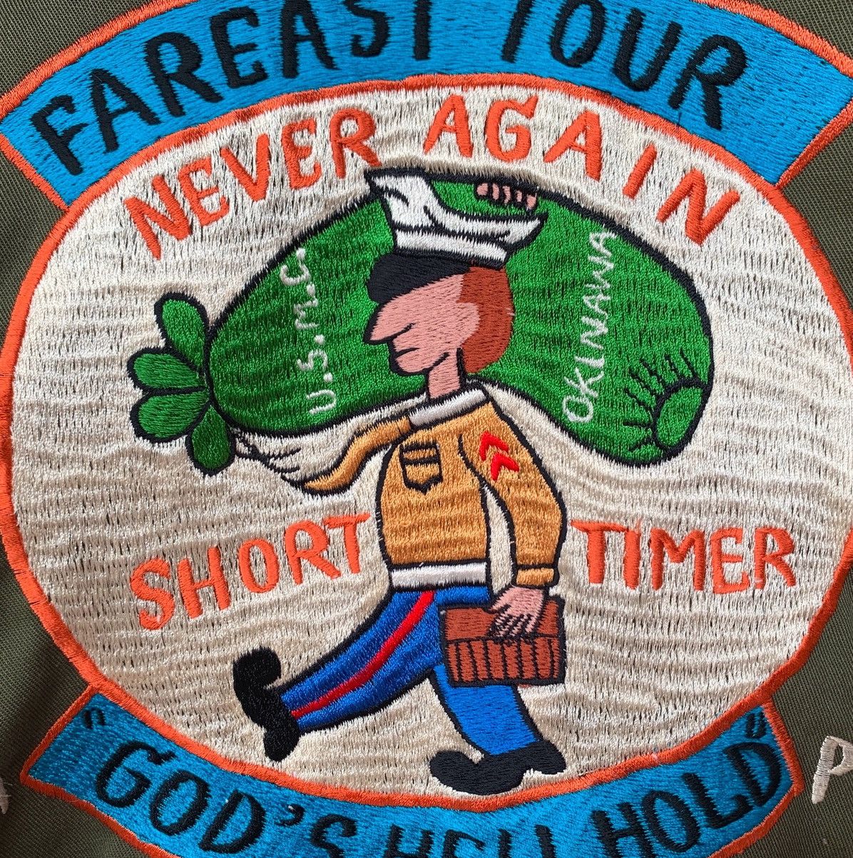 Vintage Vintage 80s OG 507 Us Marines Tour 61-62 Embroidered Logo Size US M / EU 48-50 / 2 - 8 Thumbnail