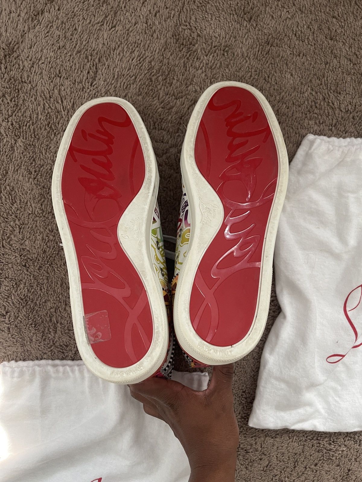 Christian Louboutin Christian Louboutin Rantus Orlato Flat 'Graffiti' Size US 10 / EU 43 - 4 Thumbnail