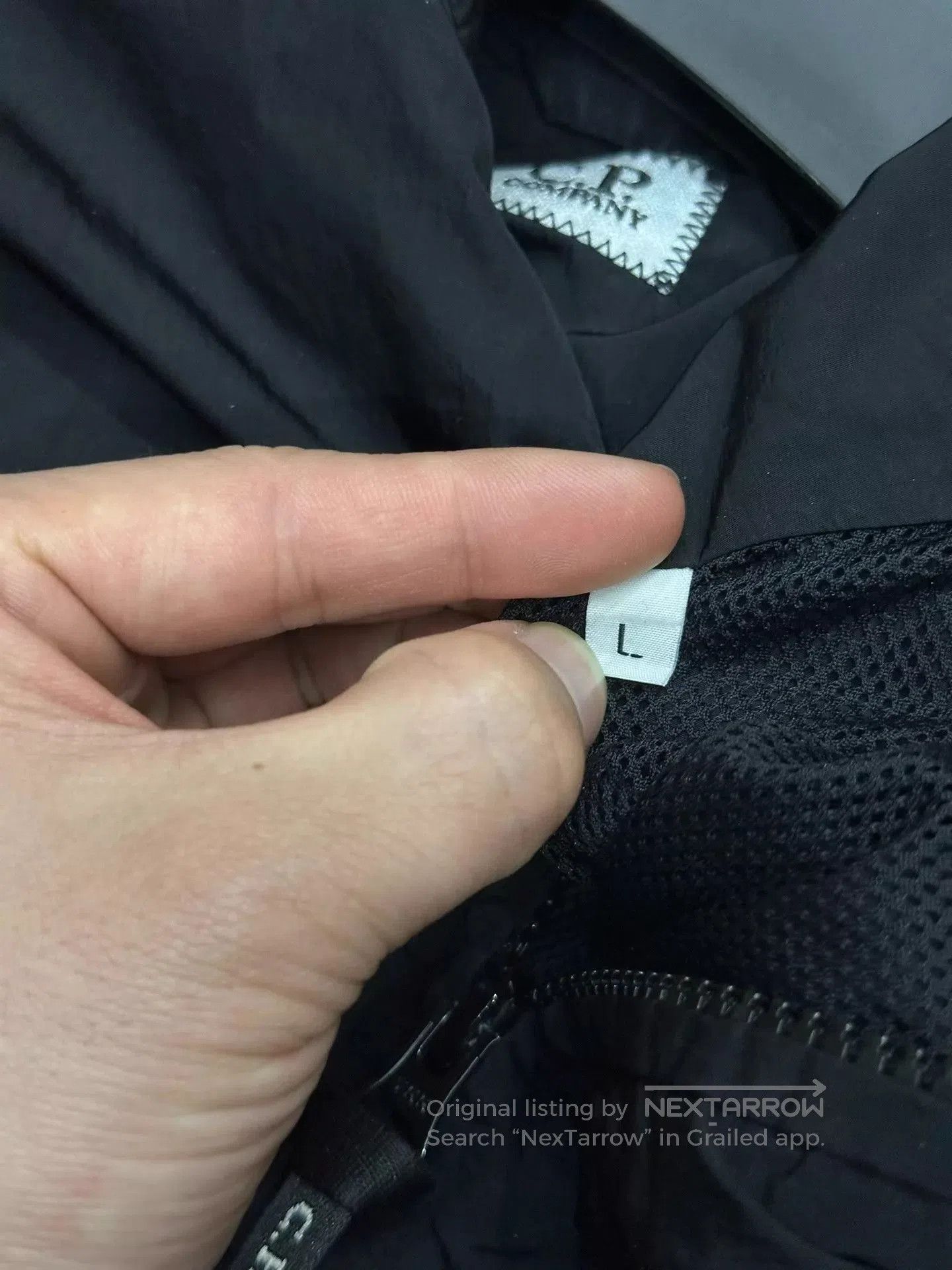 C.P. Company Black Utility Half-Zip Light Jacket Size L. Size US L / EU 52-54 / 3 - 7 Thumbnail