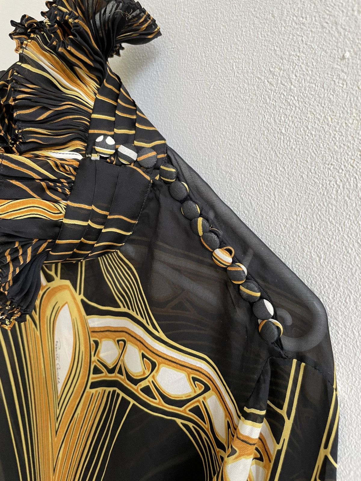 Roberto Cavalli Roberto Cavalli 2007 VOYAGE RUNWAY Collection Silk Blouse Size M / US 6-8 / IT 42-44 - 13 Thumbnail
