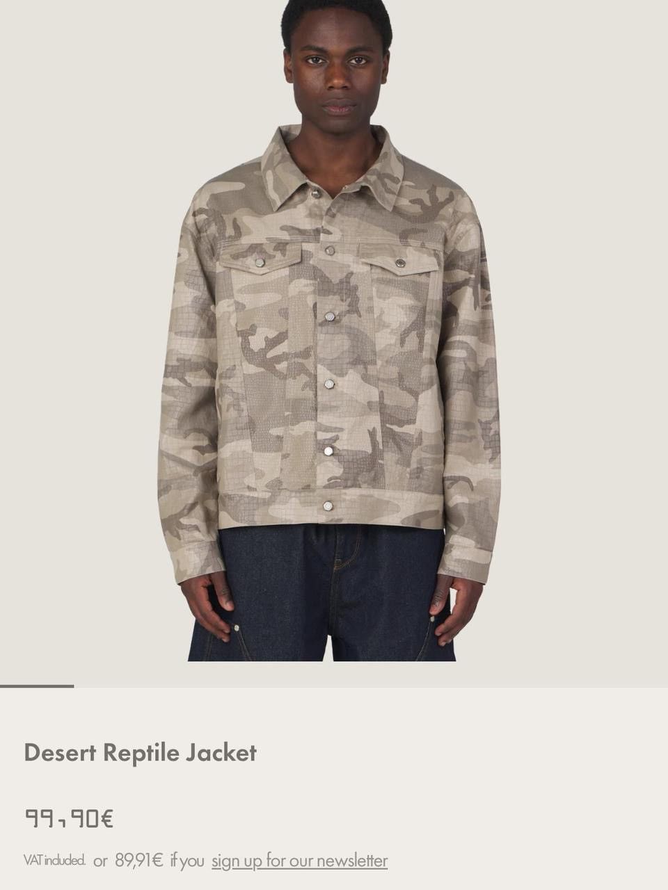 Other Trendt Vision Desert Reptile Jacket Size XL Size US XL / EU 56 / 4 - 6 Thumbnail