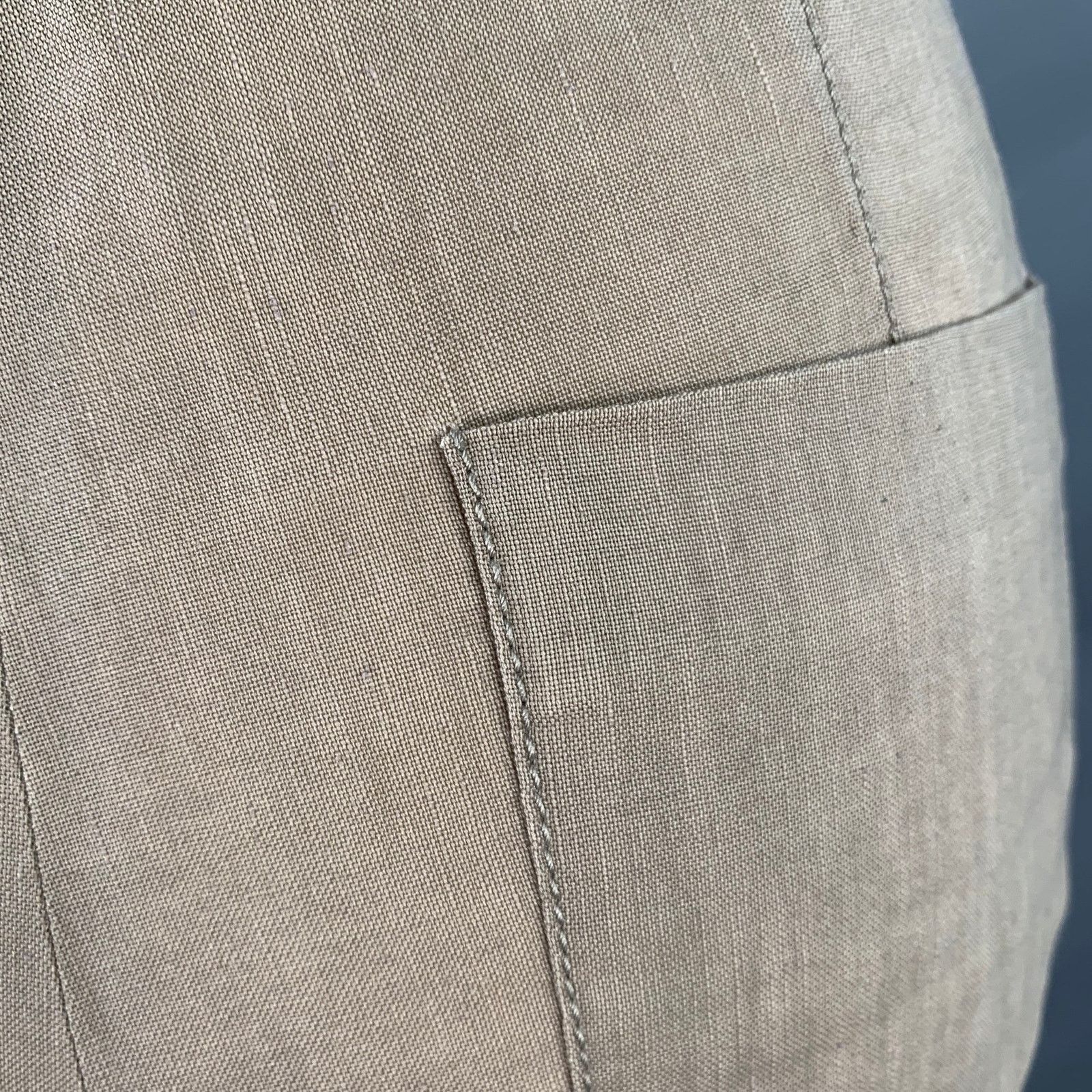 Burberry BURBERRY LONDON Size 8 Brown Wool Linen Pleated Shorts Size 30" / US 8 / IT 44 - 3 Thumbnail