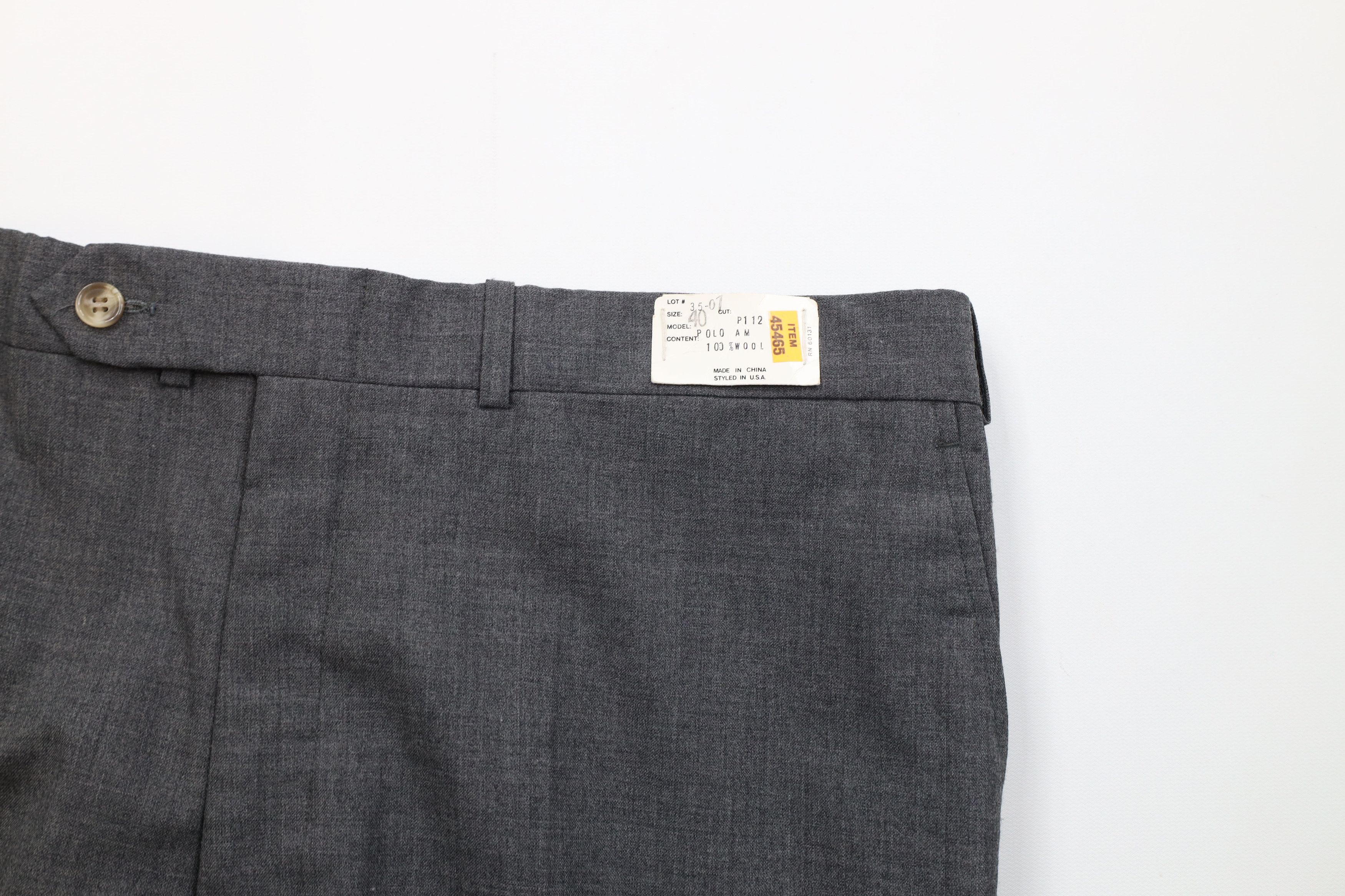 Vintage Deadstock Vintage 80s 90s Streetwear Wide Leg Chino Pants Size US 40 / EU 56 - 7 Thumbnail