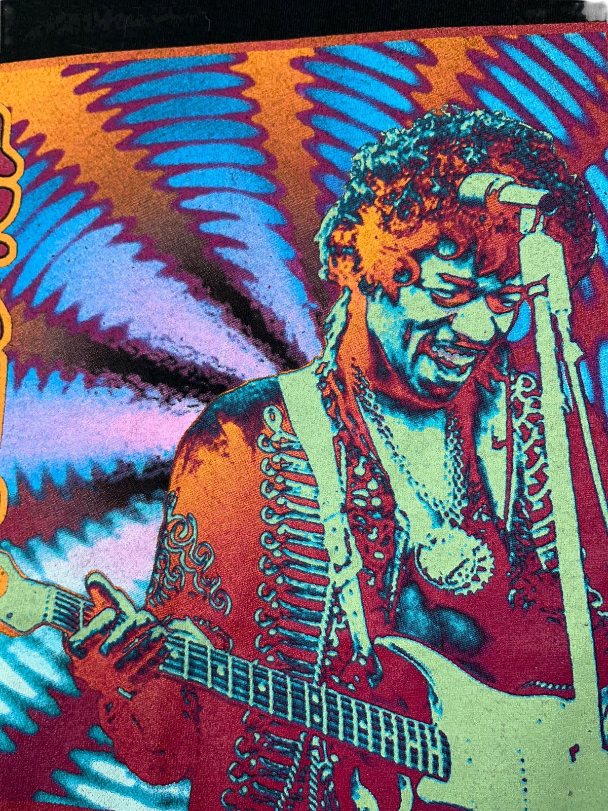 Jimi Hendrix Vintage 1997 Jimi Hendrix Psychedelic Winterland T-shirt Size US XL / EU 56 / 4 - 4 Thumbnail